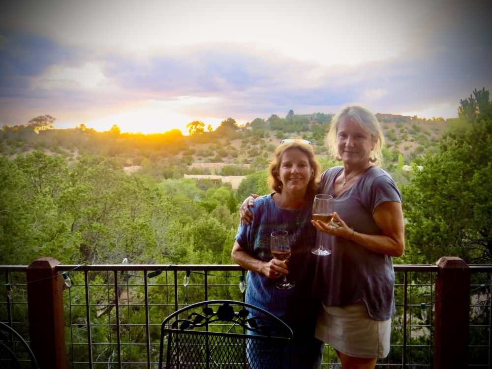  We got to visit our old friend Markeeta, both in Santa Fe and at her home in Taos