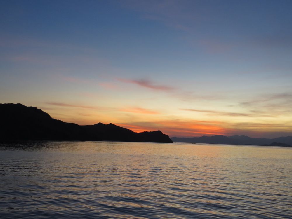 Just another beautiful sunset over Komodo