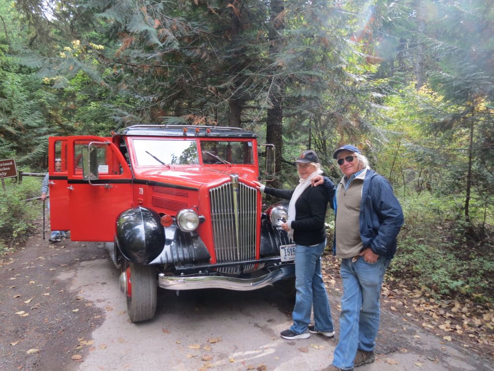 We did a red bus tour of the park to learn more about its history and geology and they used these unique tour cars