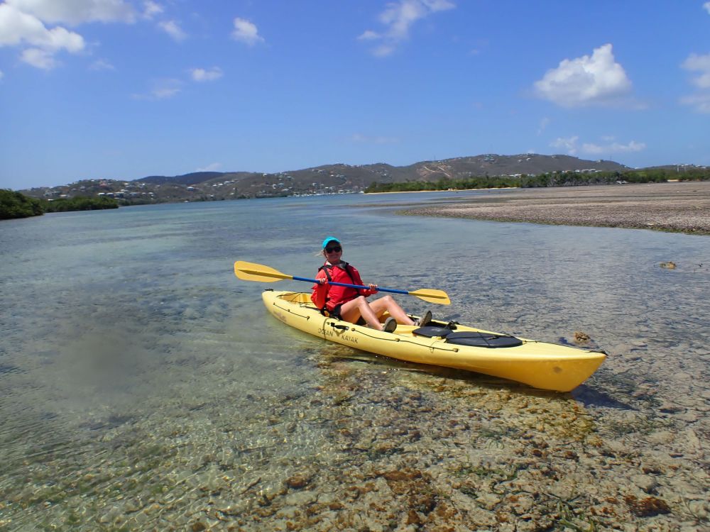 We had a great snorkeling trip while kayaking on St. Thomas