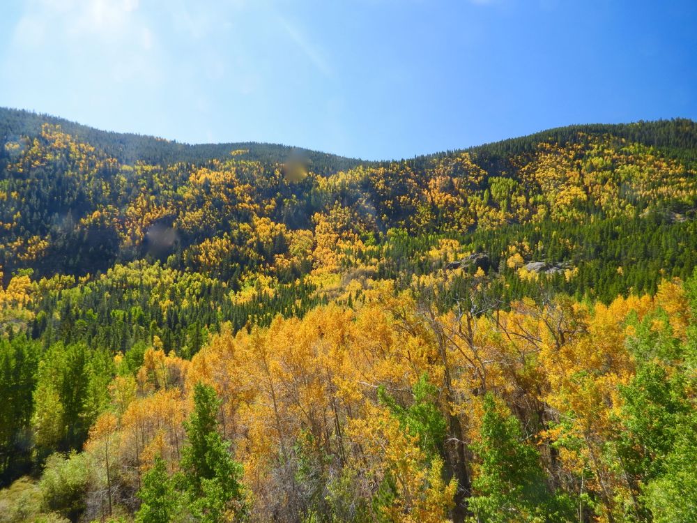 The fall colors were awesome