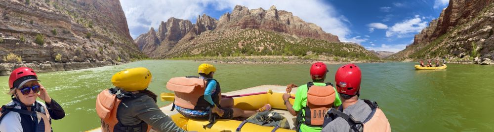  A beautiful float on a beautiful river.