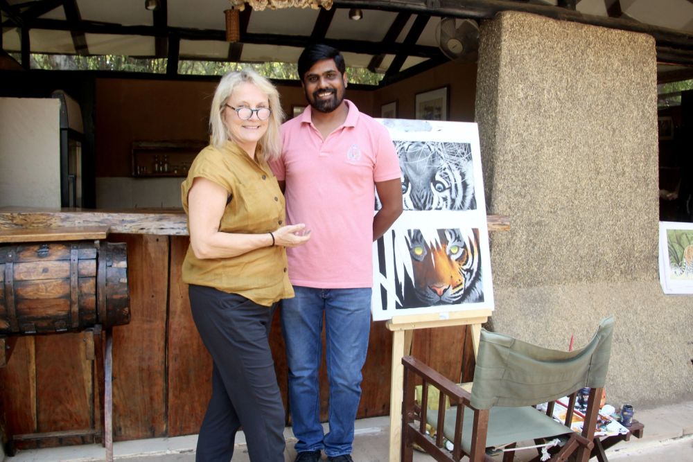 Becoming friends with local artists is always one of Anne's greatest thrills