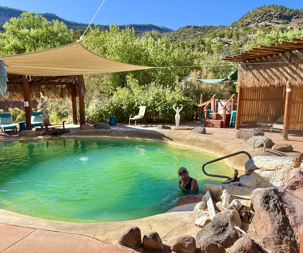 This hot spring is well over 100 years old!