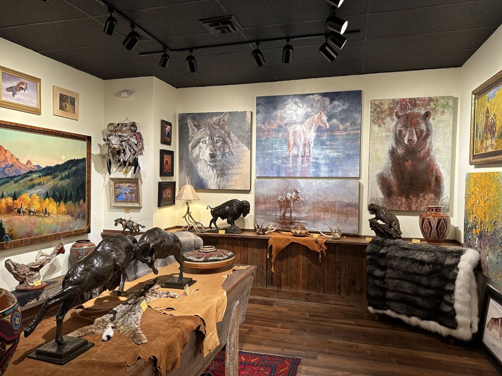 My work really fits in well with all the wildlife art at the Gallery