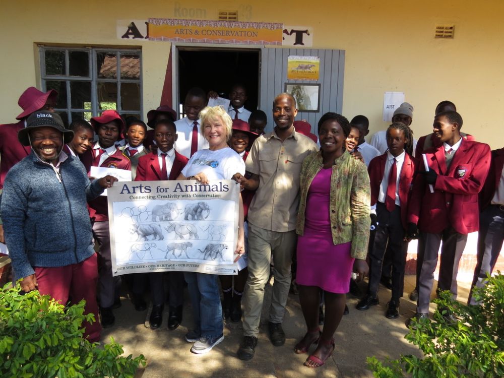 The teachers at Mosi oa Tunya high school have been very supportive of the new Art and Conservation room