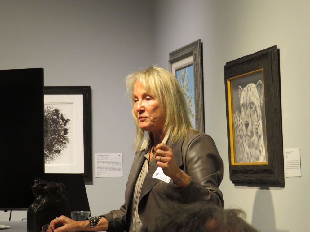  I'm not a great public speaker but I enjoyed talking to the audience at the event