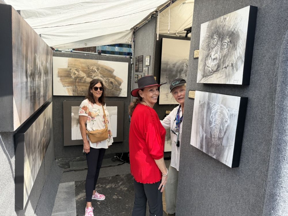 60,000 people attend the show so it's quite a busy weekend