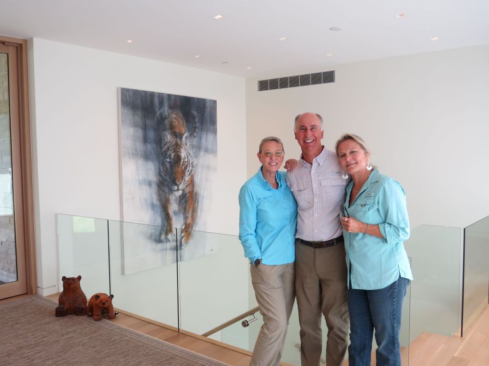  One of our goals on this trip was to deliver a beautiful 5' x 8' tiger