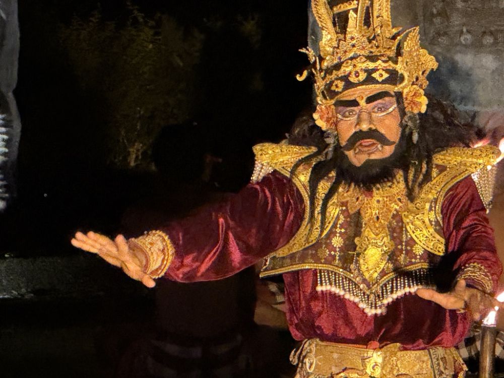 One of the main characters in the Kechak dance that night