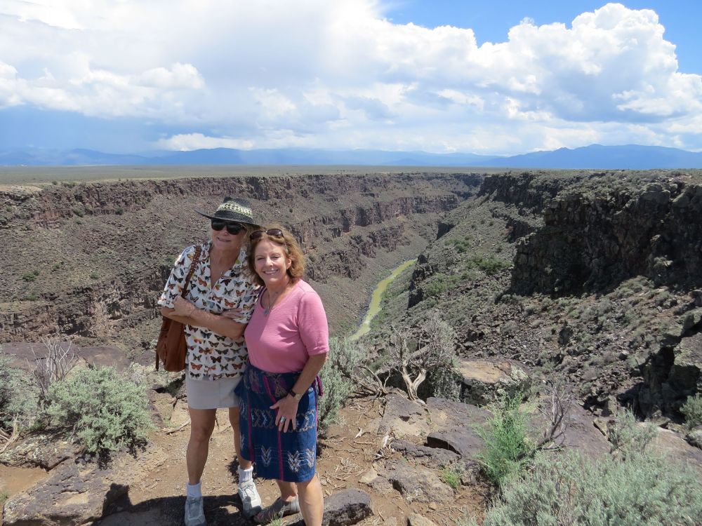  On a short hike overlooking the Snake River Canyon