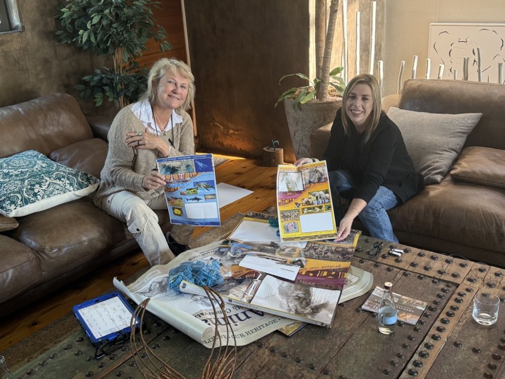 Children in the wilderness is helping us print conservation posters