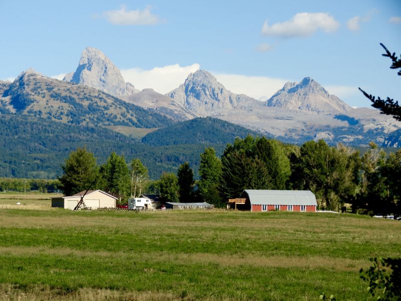 We were happy to get to our little house overlooking the Teton mountains in Driggs Idaho