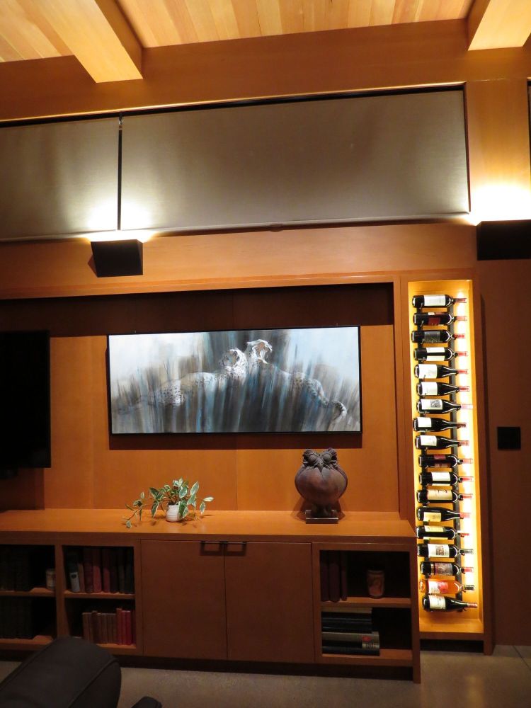  We were so happy that my painting fit so well into their decor