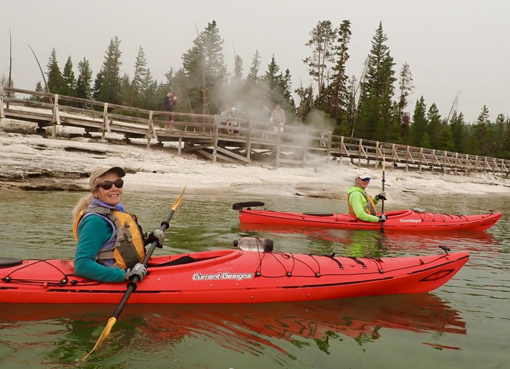  Thanks to our friends at Shurr adventures, we shared a beautiful day on Yellowstone Lake