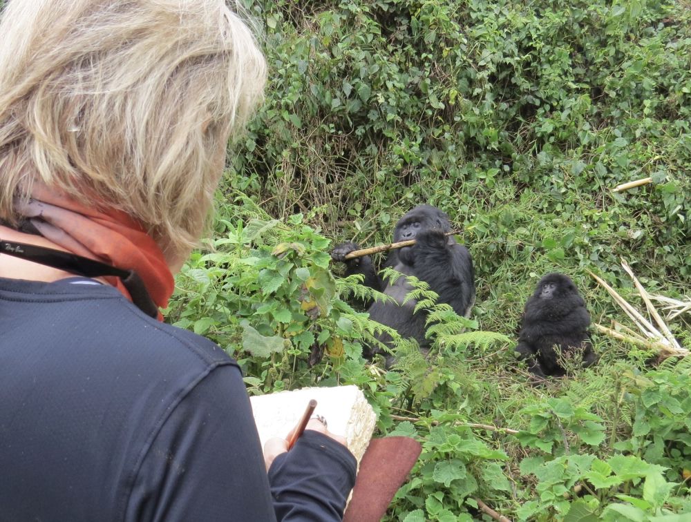 Jim got mad at me because I grabbed my sketchbook and forgot the camera!