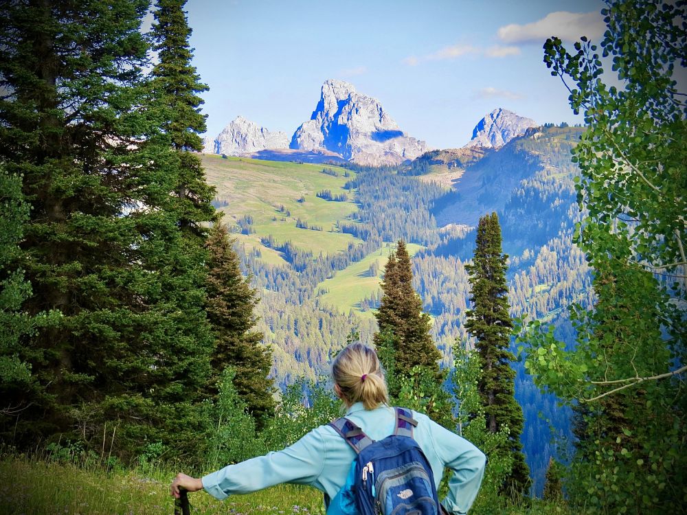  We love getting out in the woods hiking in the mountains.