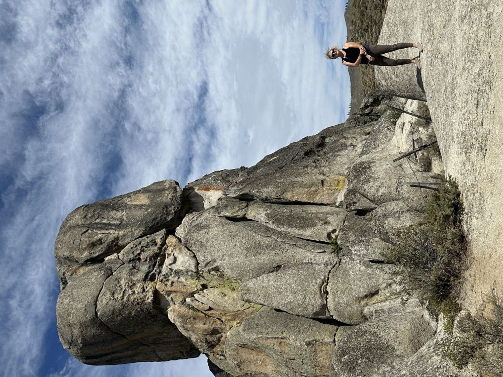 this is Castle rock State Park on the back roads of Wyoming