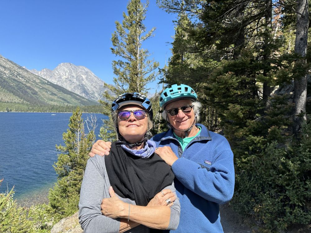 jenny Lake and Teton national Park is one of our favorite areas to bike and hike