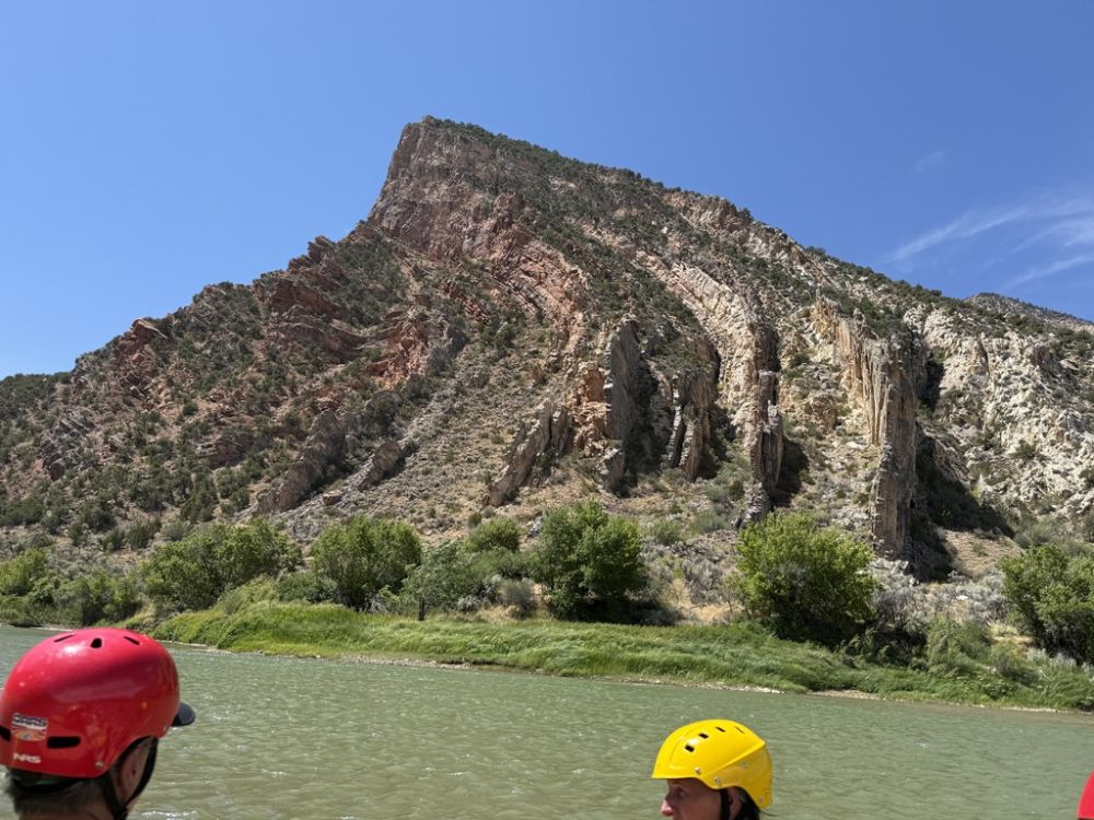 River rafting on the Yampa River at Split Mountain national Park