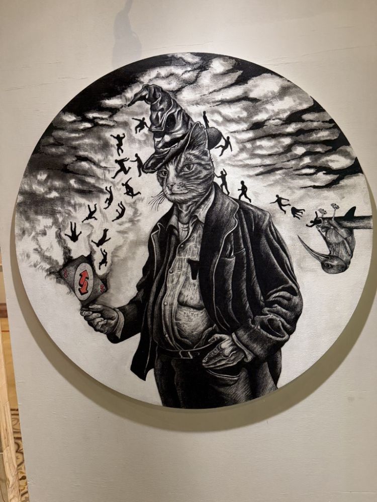 Much of the art in Bali features animals!