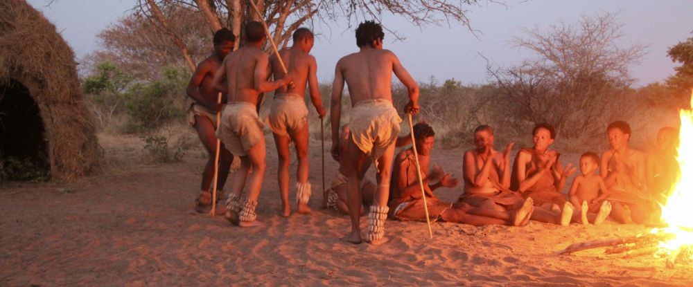 Watching the bushman, as the sun sets ,and the moon rises your taken back thousand years to before the tyranny of telephones and TV.