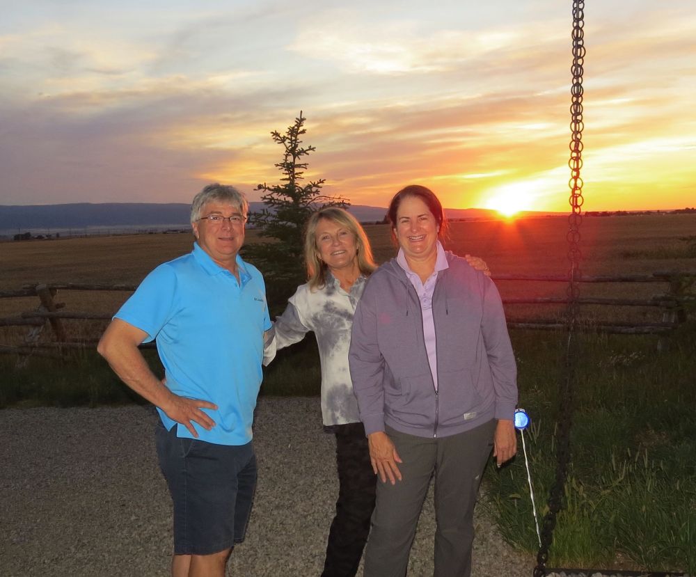  we spent a wonderful couple of days with Steve and Yancey Sietz in their new home in Teton Valley
