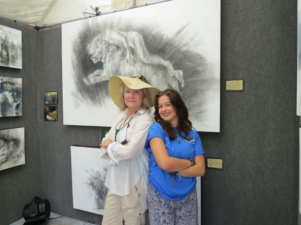 The weather was beautiful. It was a great show and we saw lots of friends.