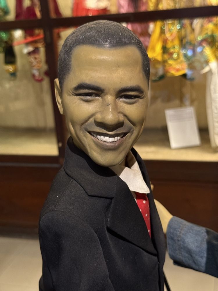 Someone had even done a puppet of Barack Obama!