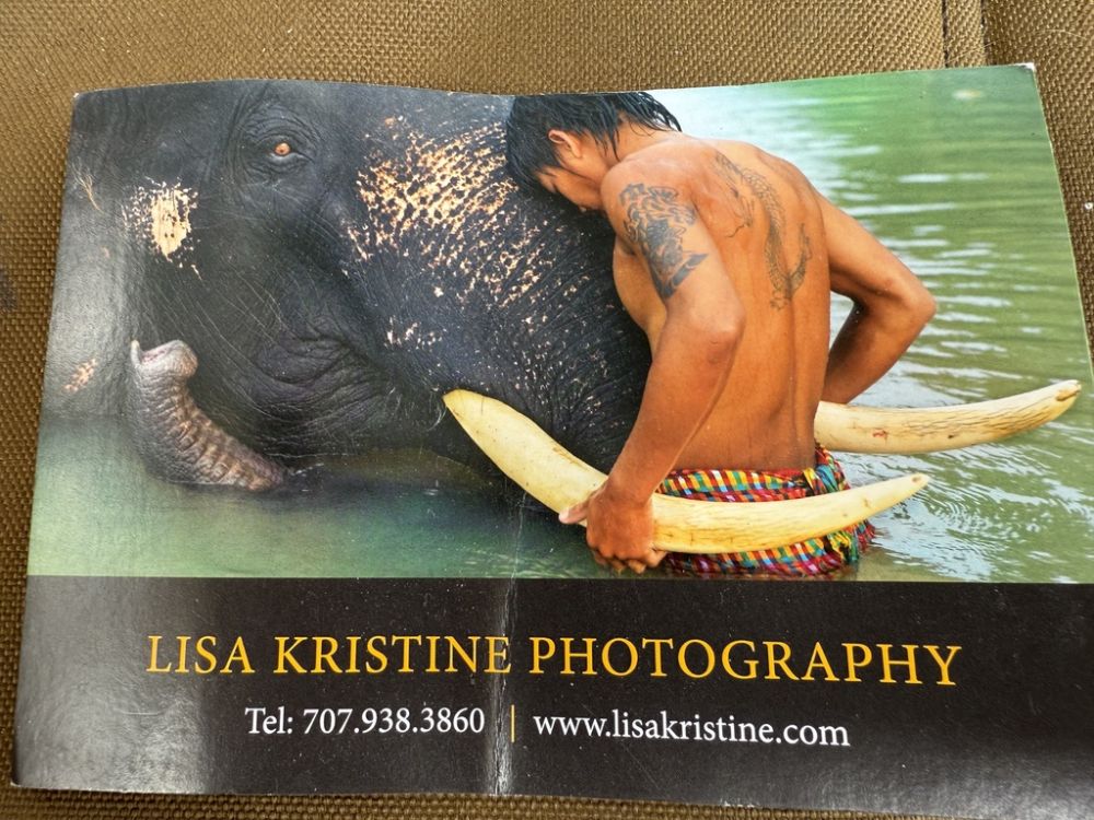 Jim and I got a great visit in with our friend Lisa Christine