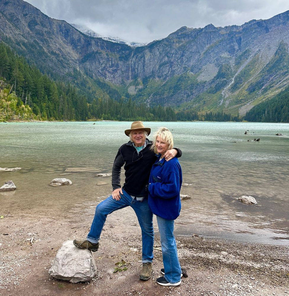 One hike we did was up to beautiful, Blue/ Green, avalanche Lake