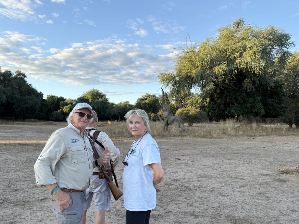 There is nothing more interesting and fun than walking among wildlife with Steve.