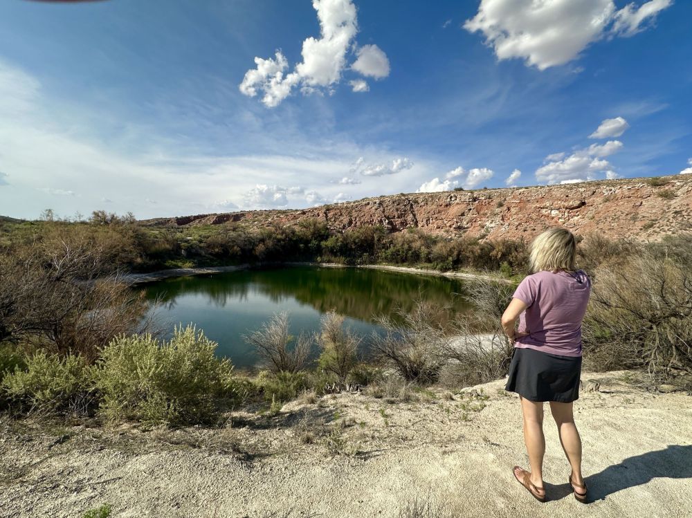 We often stop at small national Monument parks to hike