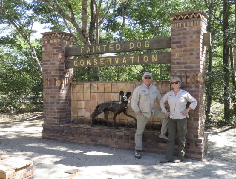 We made the 2 1/2 hour drive up to the painted dog conservation Center