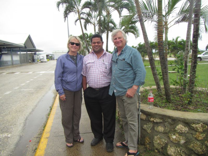 In Tongapatu ,The main island, our cab driver turned out to be on the Tongan education board.