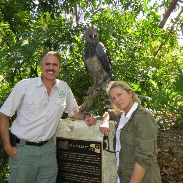 Later we visited our friend Ron Magill, and the Miami zoo