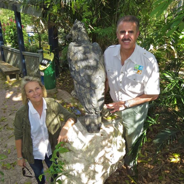Working with Ron, Vicky created this  magnificent sculpture