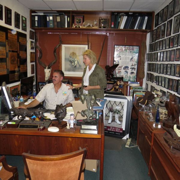 Visiting Ron's office is like visiting a museum