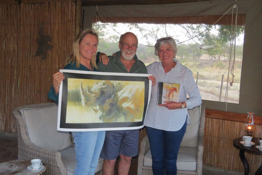 While in South Africa we met Charles and Inga Devillers-South Africans who believe strongly that conservation education is critical