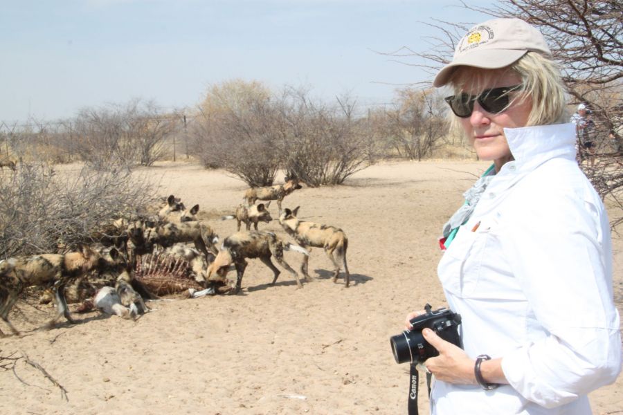 They also raise painted dogs and grasslands