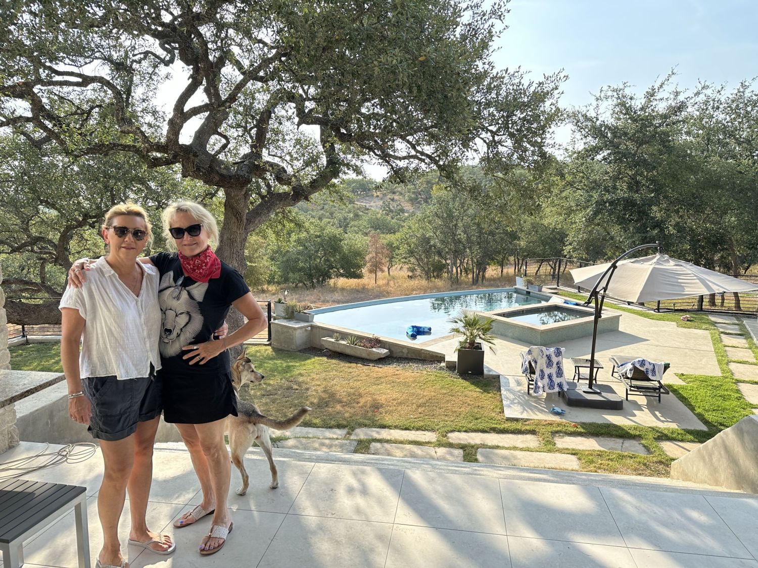 We had such a wonderful time at Clark and Mary's beautiful home in New Braunfels ,Texas