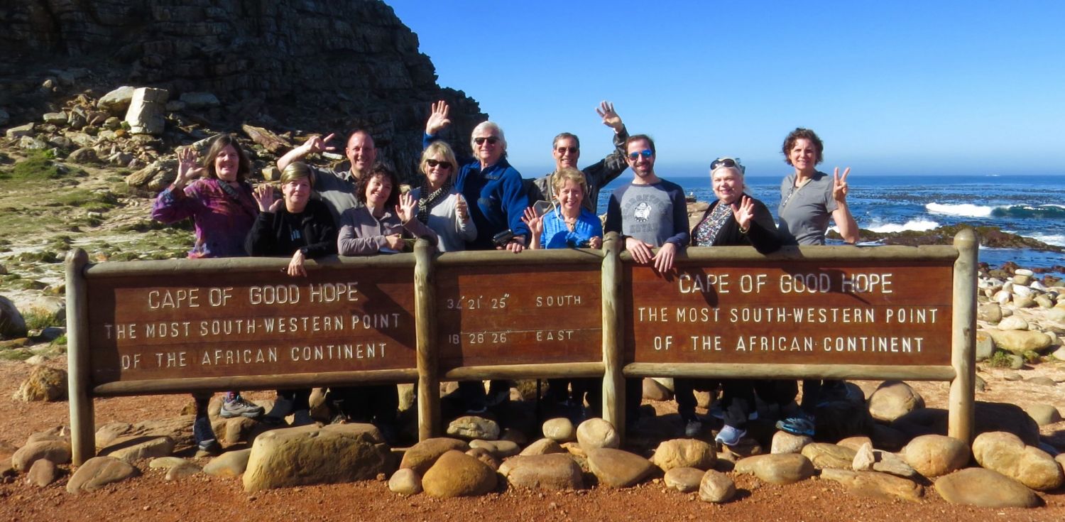 We had beautiful weather at the tip of Africa