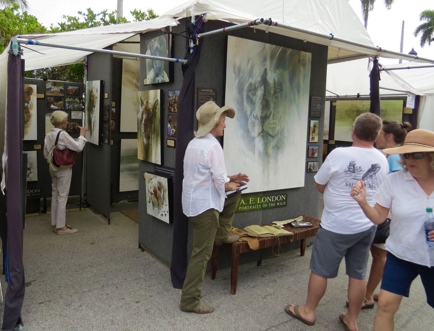 The weather was perfect and well over 100,000 people attended the show