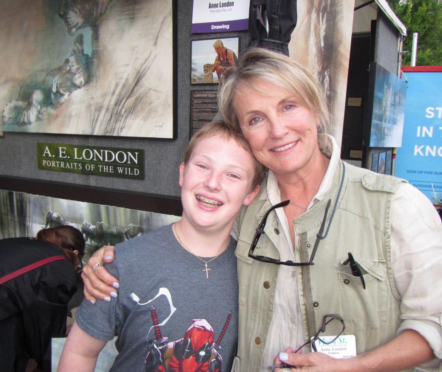 I always love meeting extraordinary kids like Austin at our shows!